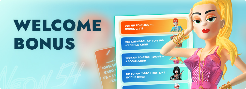Neon54 Casino Login Welcome Bonus